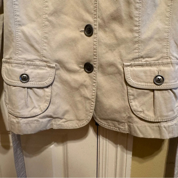 Anne Taylor Loft Khaki Women’s Button Down Jacket Sz M - Picture 2 of 11